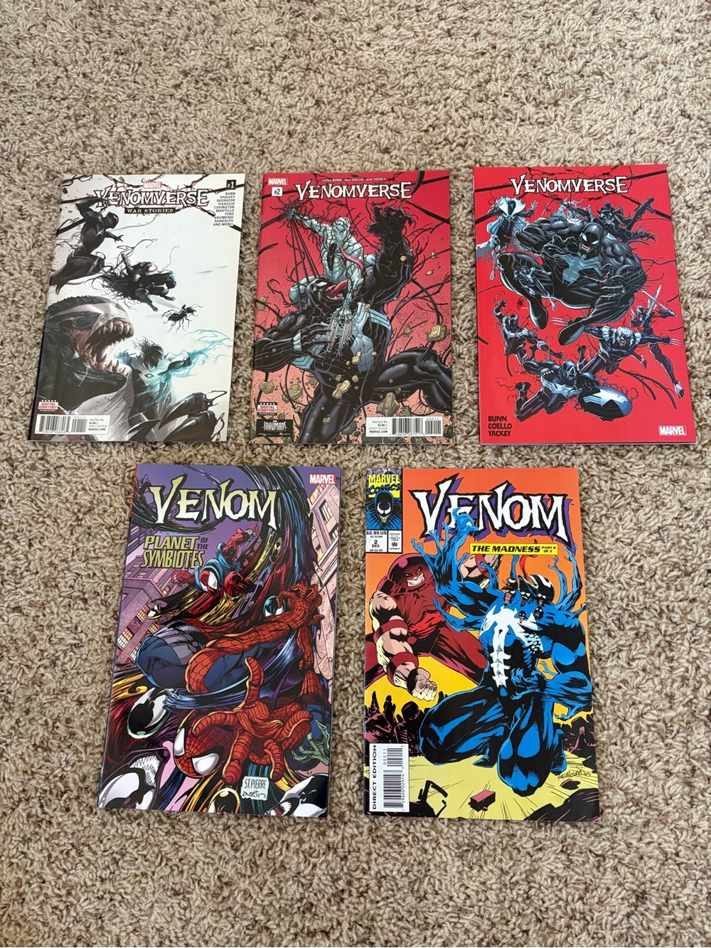 Venom Comic Lot